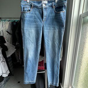 LOFT Jeans with Super Cute Raw Hem